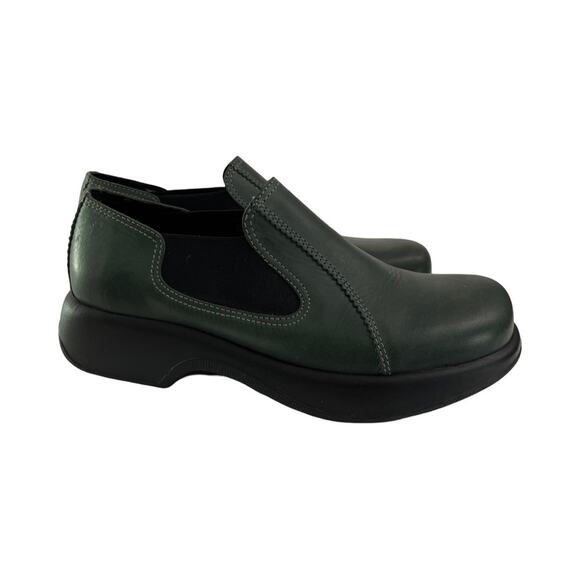 Dansko Jocelyn Slip-On Leather Shoes Teal VegTan Leather Size 41 US 10.5-11 - Picture 2 of 15